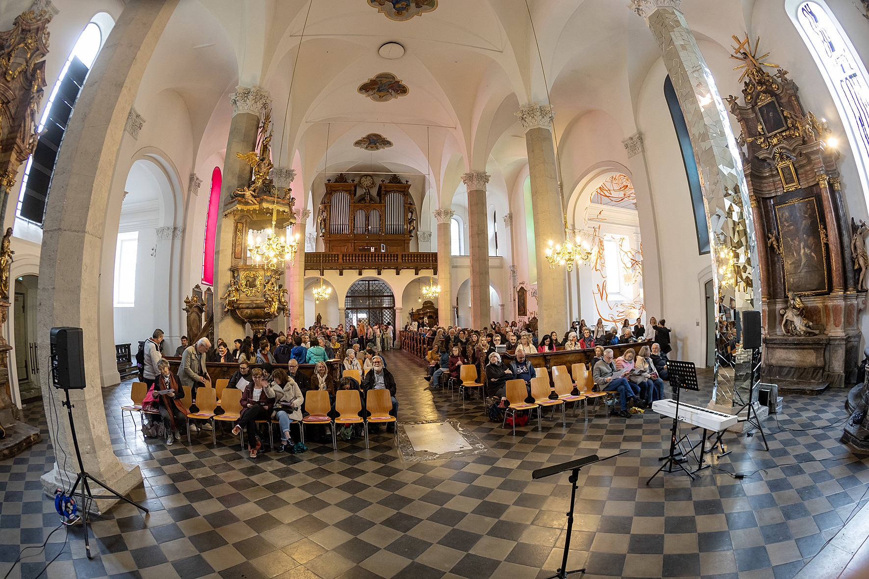 JugendEnsemble resonanzraum at the youth choir concert in the Andräkirche, Voices of Spirit 2026, Graz
