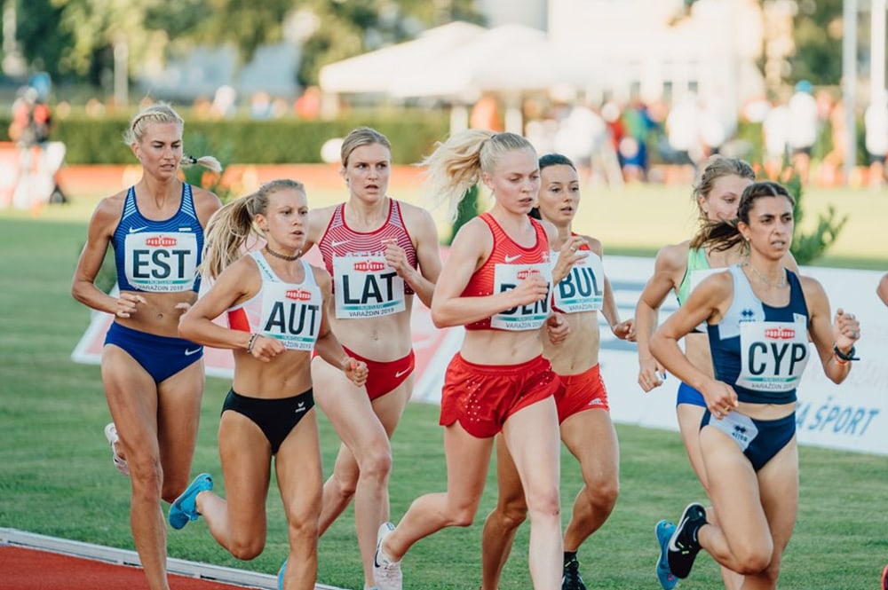 Julia Mayer im 5.000-Meter-Rennen der Team-Europameisterschaft 2019