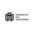 Logo der Universität des Saarlandes mit einer Eule und dem Text "UNIVERSITÄT DES SAARLANDES".