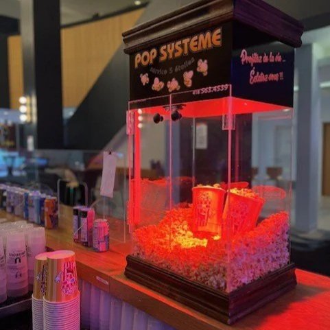 Réchaud à popcorn Pop Système à la Salle Albert-Rousseau