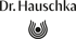 Dr. Hauschka Logo mit einem abstrakten Symbol aus konzentrischen Bögen und einem Punkt in der Mitte.