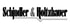 Schindler & Holzhauer Logo mit grauer Linie darunter.