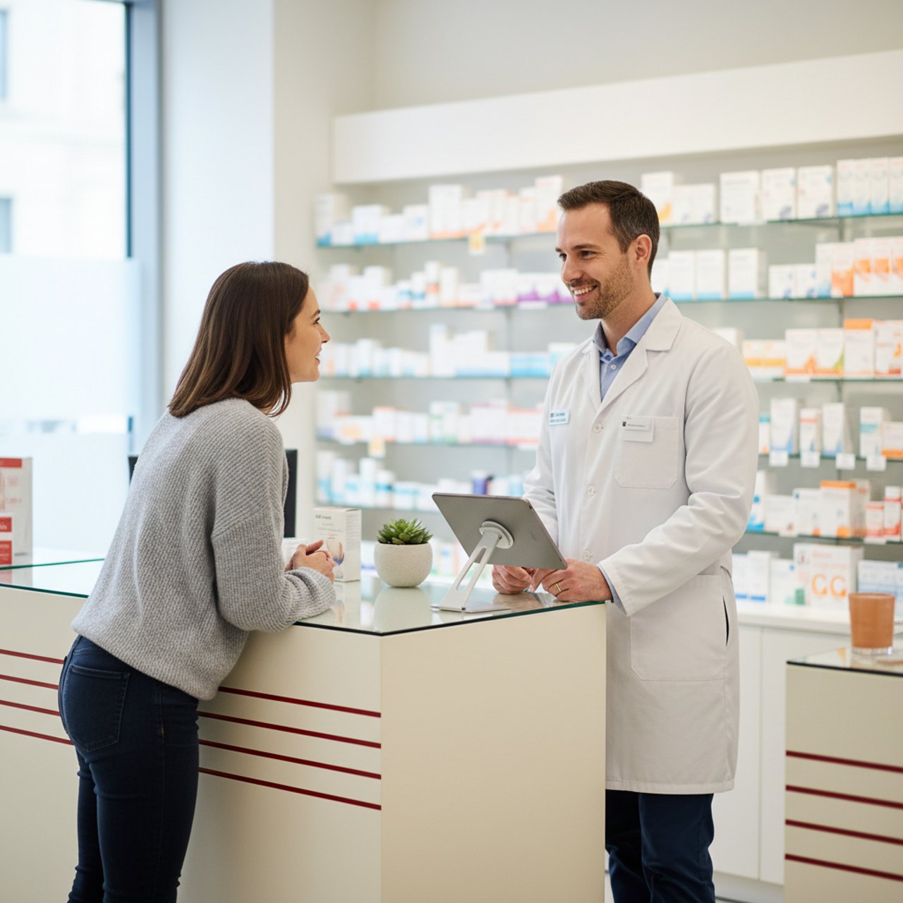 Beratung in der Elefanten-Apotheke
