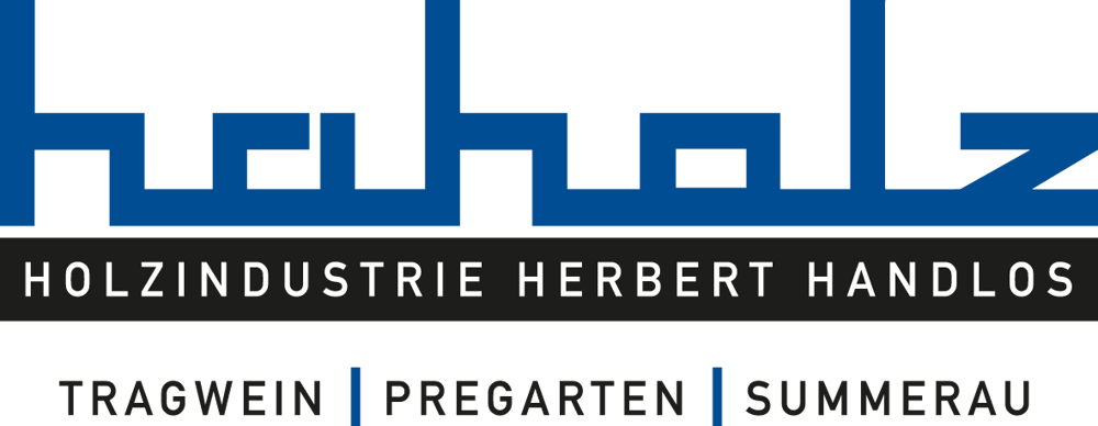 Logo: HOLZ HOLZINDUSTRIE HERBERT HANDLOS TRAGWEIN PREGARTEN SUMMERAU.