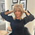 Trendfrisur mit Pony in Blond – professionelles Damenstyling im Friseursalon Exclusiv Cut Voerde