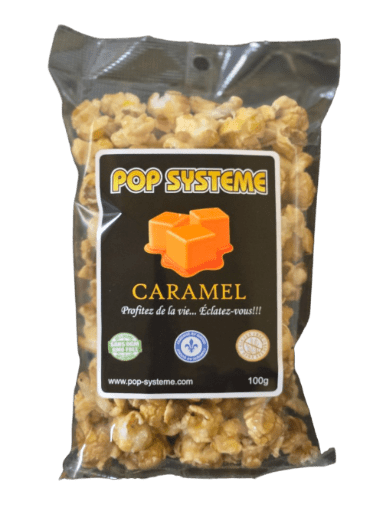 Sachet de popcorn au caramel Pop Système