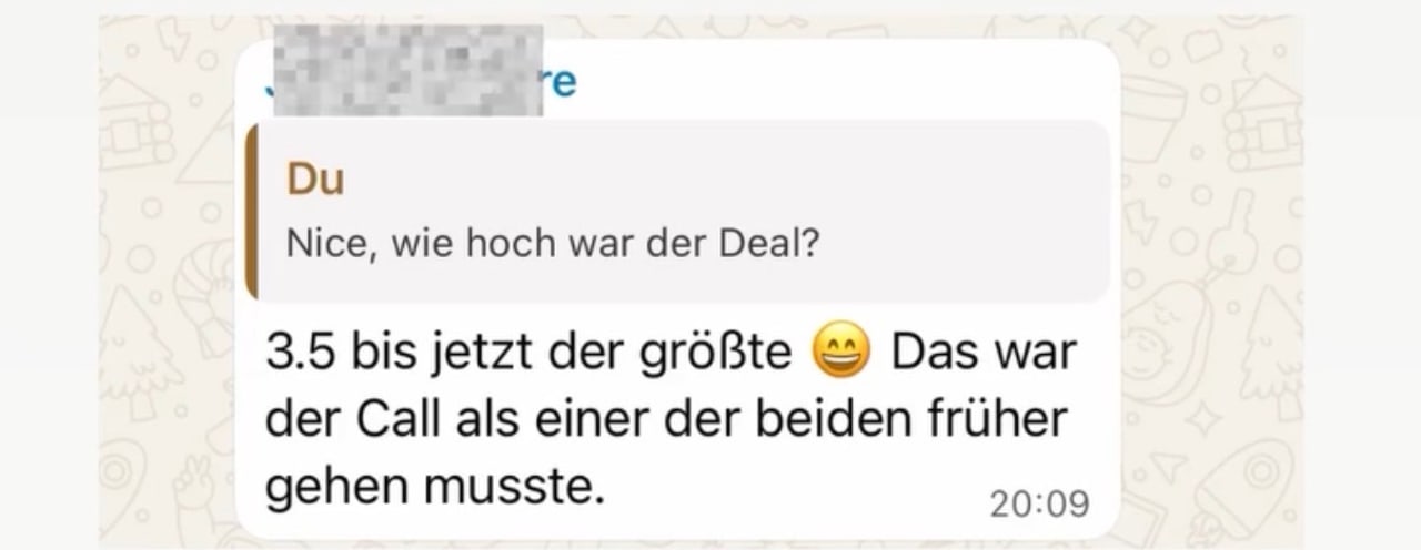 Kundenergebnis: 3.500 € größter Deal bisher
