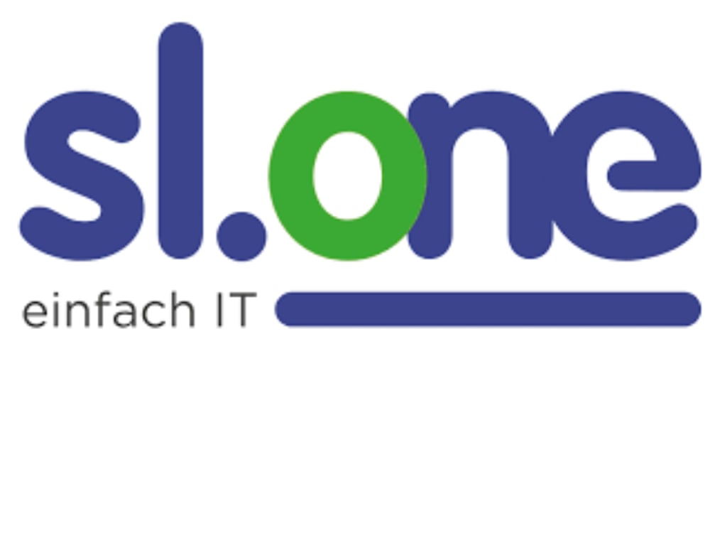 SL.one Logo mit "einfach IT" Schriftzug