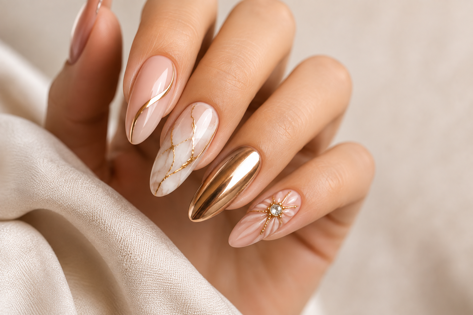 Ausgefallenes Nageldesign