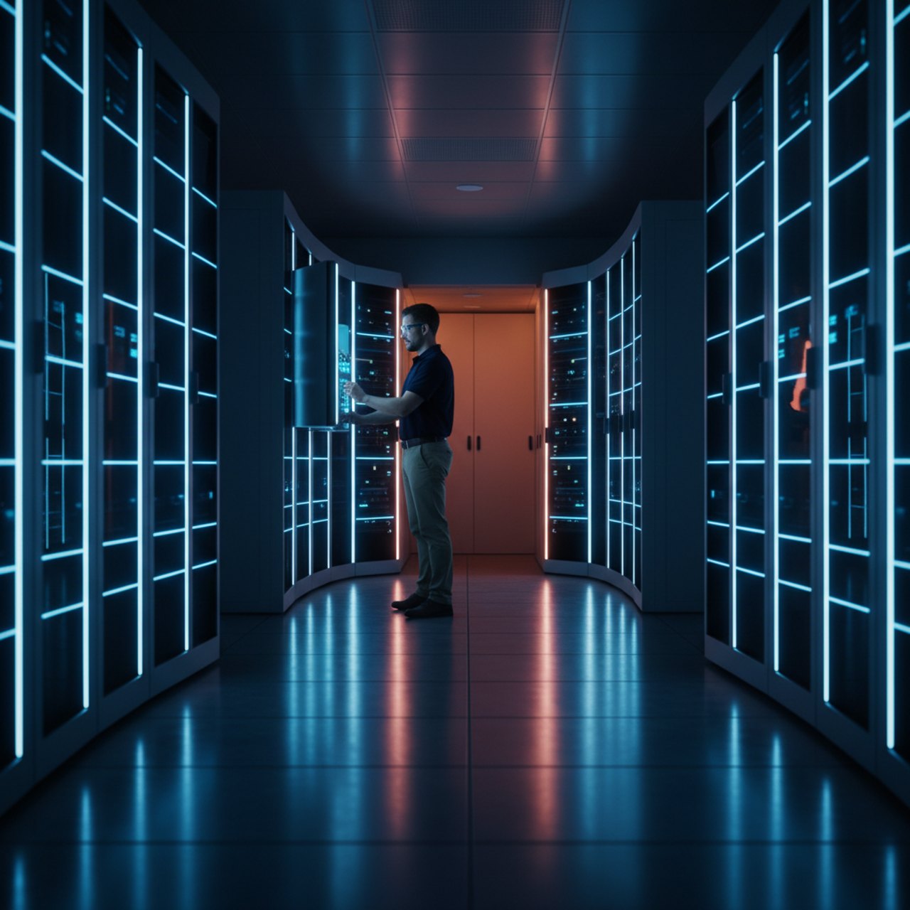 Serverraum mit Speichersystemen
