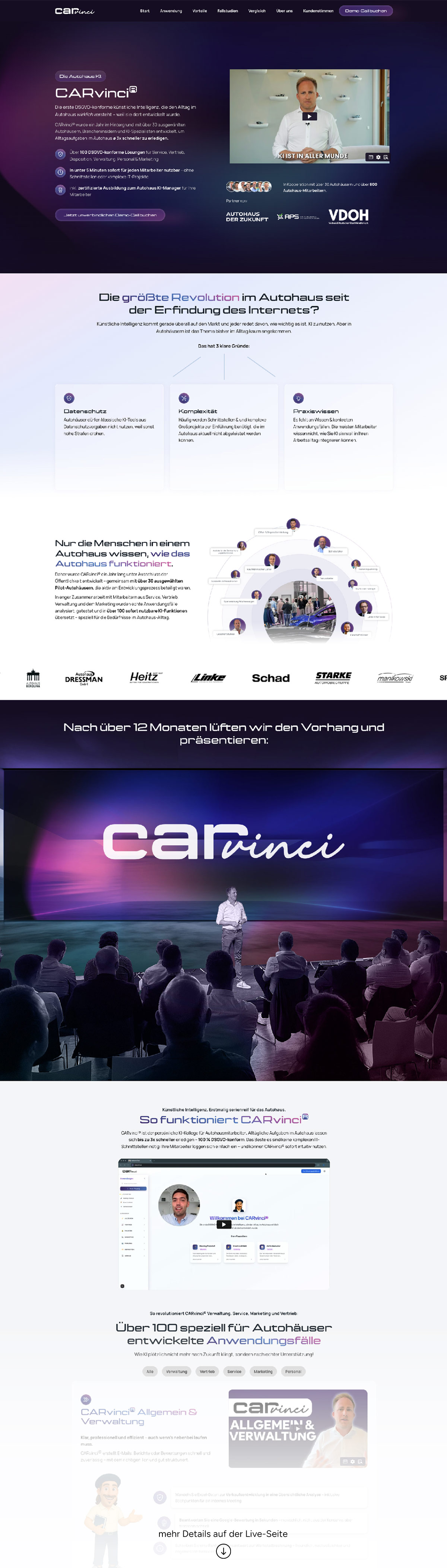Tech & Software Website Vorschau