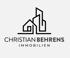 Logo: Stilisierte Häuser und Gebäude über dem Text "CHRISTIAN BEHRENS IMMOBILIEN".