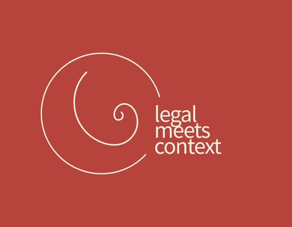 Logo legalmeetscontext von Jennifer Graf