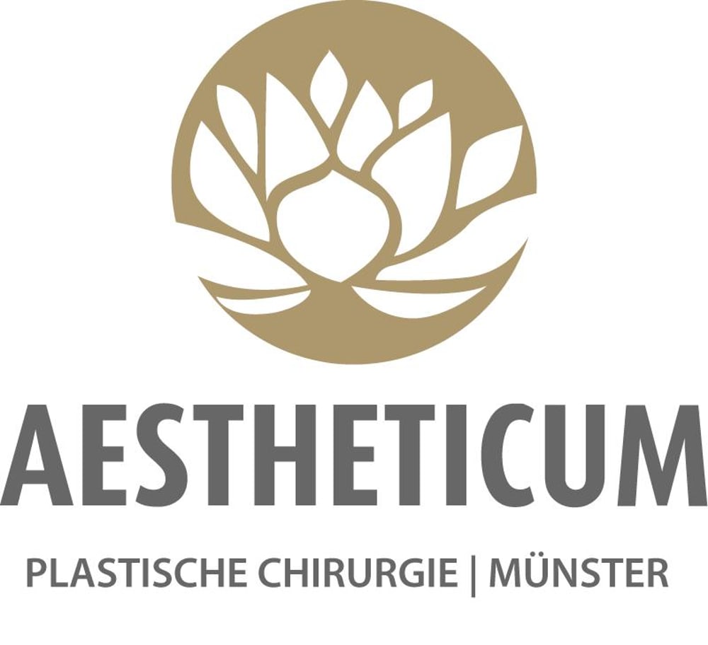 Ein grünes Logo mit den Buchstaben "Ct." in einem Kreis über dem Wort "Aesthetics".