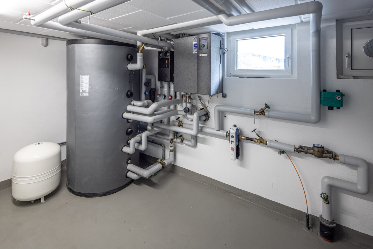 Wärmepumpenanlage in einem Einfamilienwohnhaus 