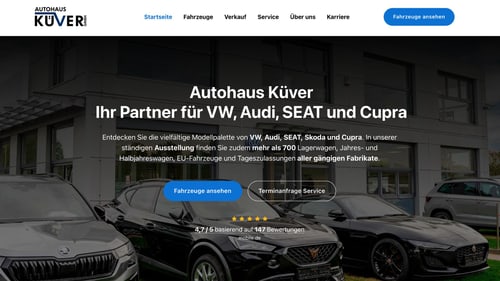 Webdesign Beispiel von Suhrhoff Webdesign