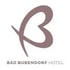 Graues B-förmiges Logo mit "BAD BUBENDORF HOTEL" darunter.