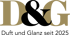D&G Logo mit Text "Duft und Glanz seit 2025" auf grünem Hintergrund.