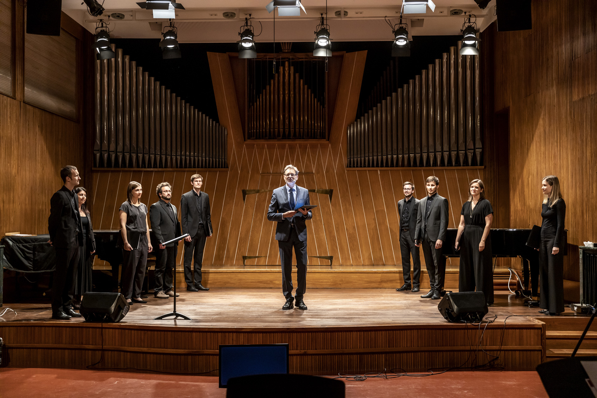 Finale of the closing concert at the Graz Konservatorium, Voices of Spirit 2021, Graz