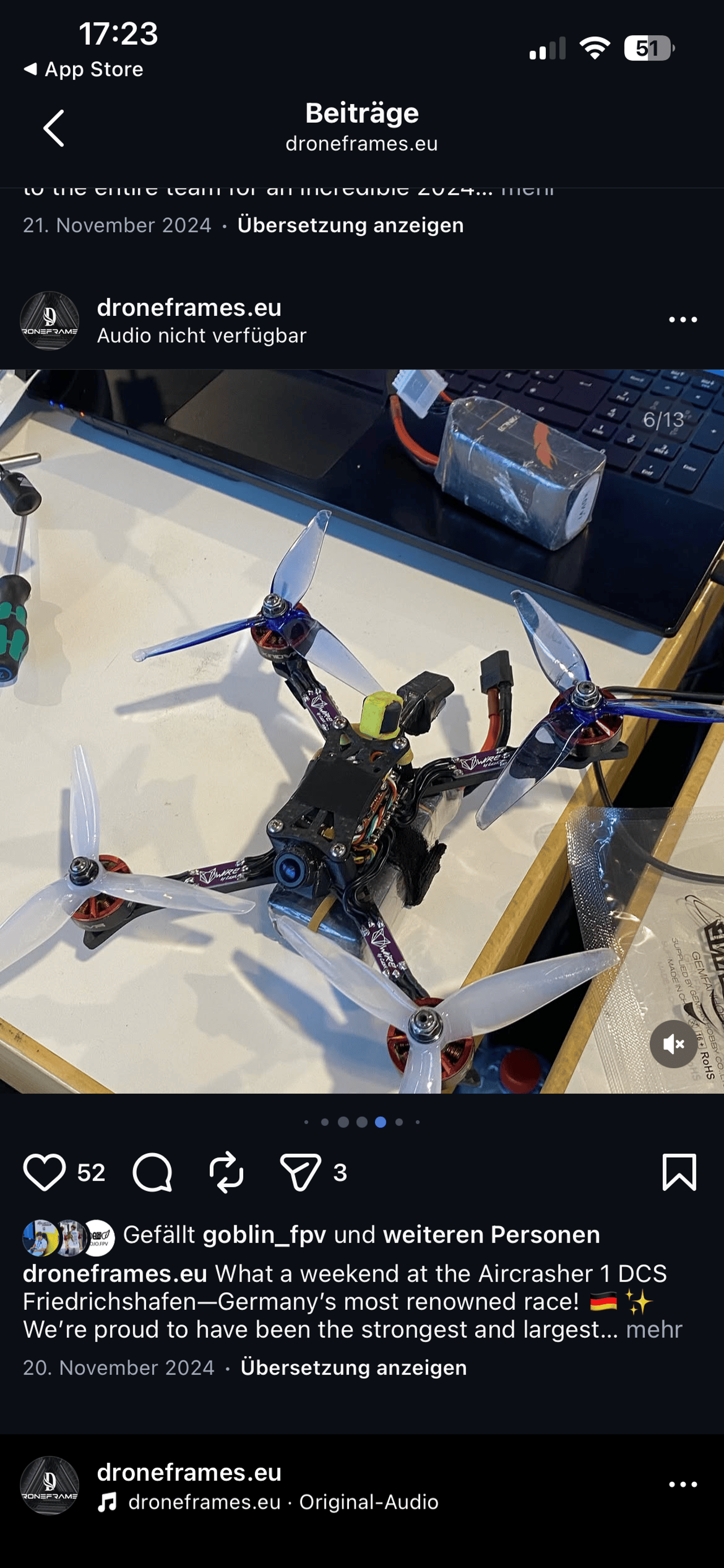 Aircrasher 1 DCS Friedrichshafen · Race Quad Setup