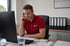 Mitarbeiter der Lorit GmbH im Telefonat zur Terminabstimmung