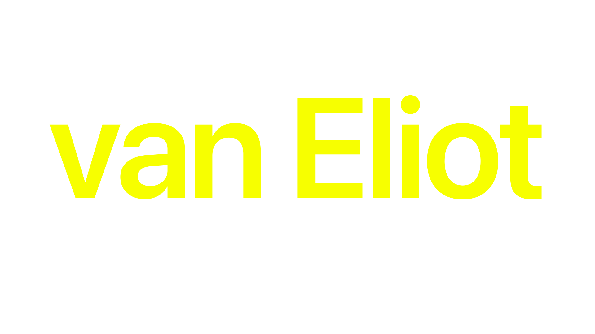 van Eliot