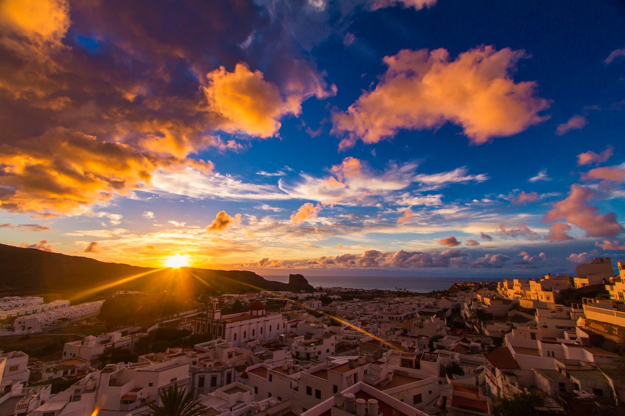 Sunset over Agaete, Gran Canaria