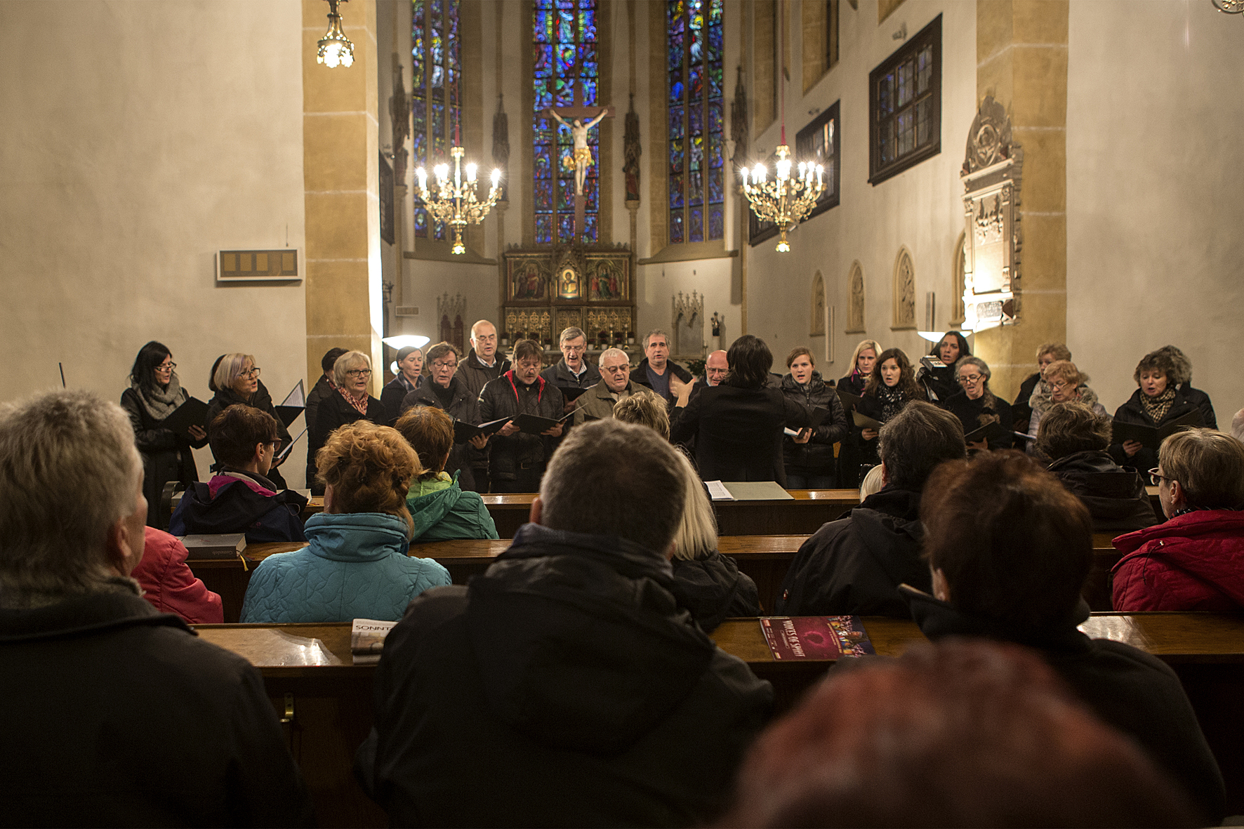 Krieglach Vocal during the long night of choirs in the Grazer Stadtpfarrkirche, Voices of Spirit 2016, Graz