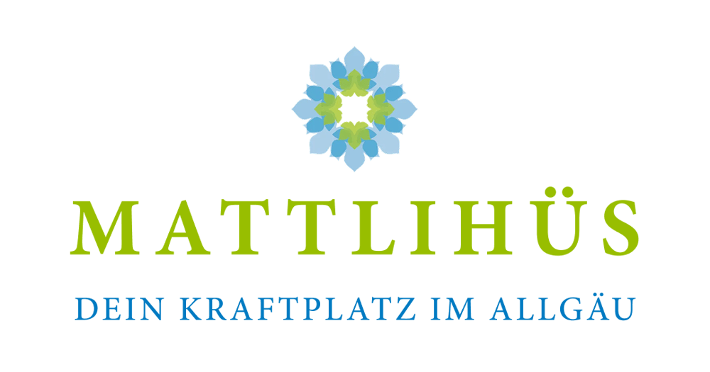 MIA SANA PAZEIDER MERANO HIDEAWAY Logo mit zwei ineinander verschlungenen tropfenförmigen Umrissen.