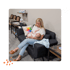 Practitioner assisting woman with postpartum rehab