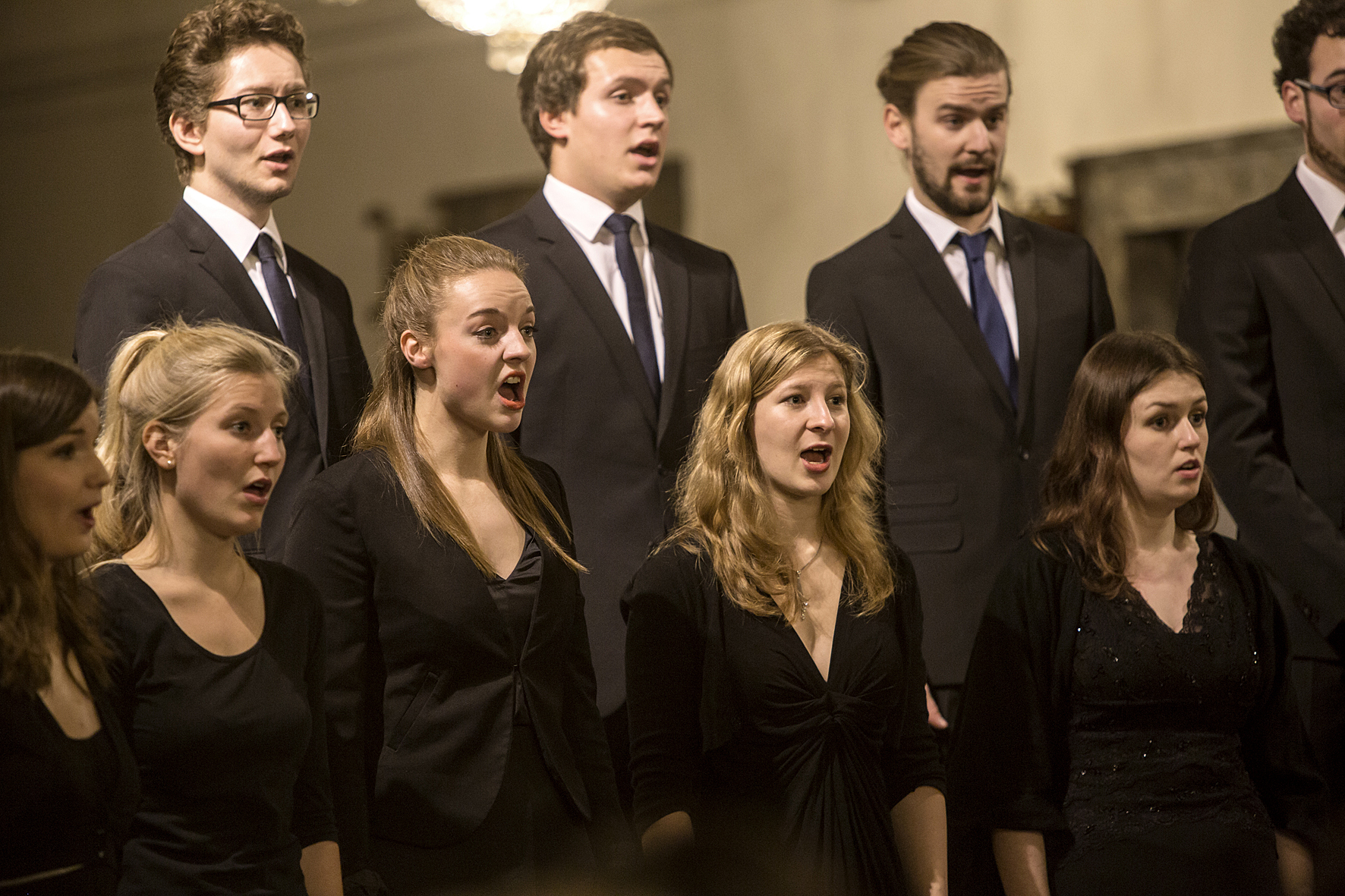 Deutscher Jugendkammerchor under Florian Benfer at the Mariahilferkirche, Voices of Spirit 2017, Graz