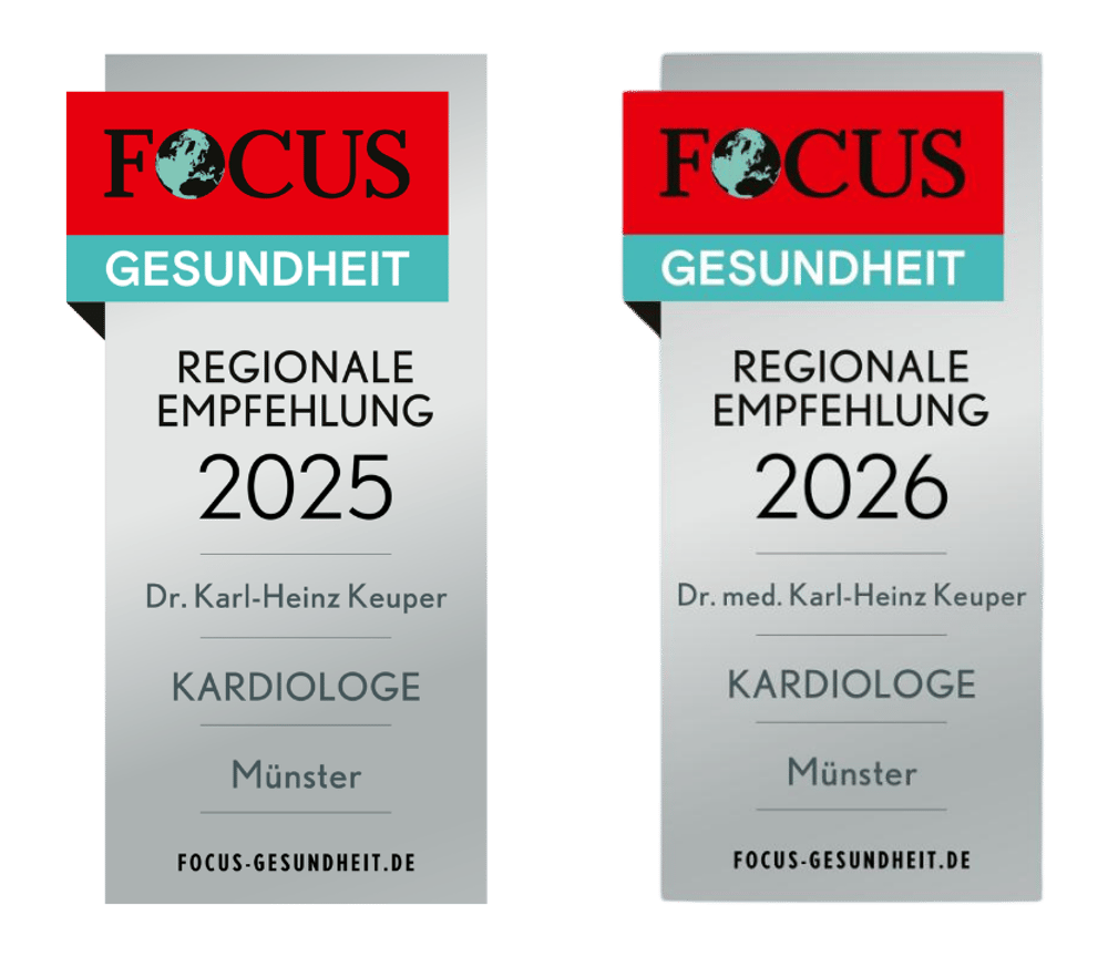Focus Gesundheit: Regionale Empfehlung 2025, Dr. Karl-Heinz Keuper, Kardiologe, Münster.