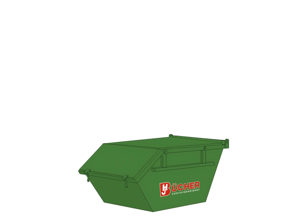 Absetzcontainer 2,5 m³ mit Deckel