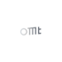 Silbernes "OMT"-Logo auf dunkelgrünem Hintergrund.