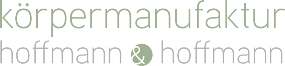Schriftzug: körpermanufaktur hoffmann & hoffmann