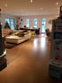 Brauner Designboden eines Wohnzimmers im Raum Ulm