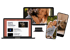 Laptop, Monitor und Smartphones zeigen die HarmonyCat-Website mit Inhalten zu Katzen-Mobbing und Vergesellschaftung.