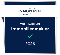 IMMOPORTAL verifizierter Immobilienmakler 2026 – Siegel