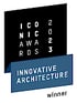 ICONIC AWARDS 2023, INNOVATIVE ARCHITECTURE, winner.