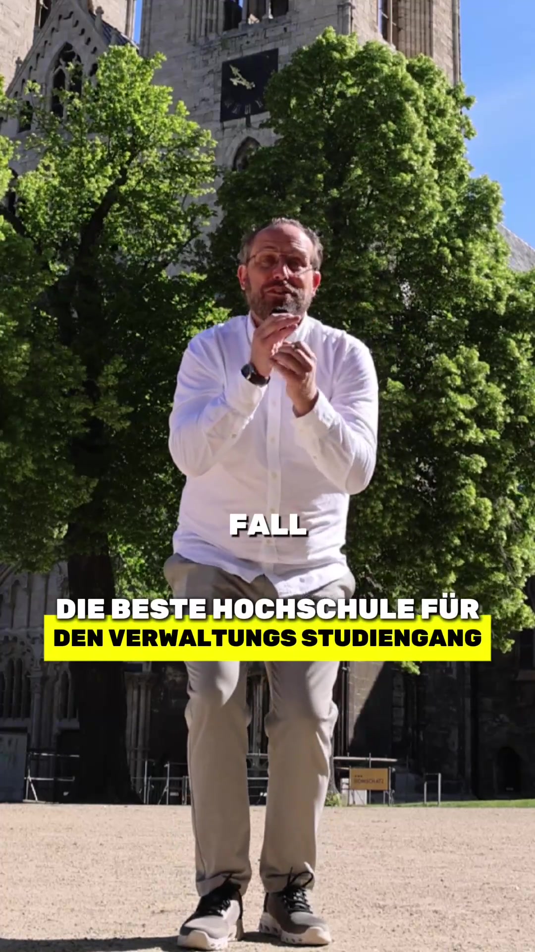 Standbild aus dem Video über den Verwaltungsstudiengang am Standort Halberstadt