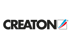 CREATON Logo mit rotem und blauem Streifen