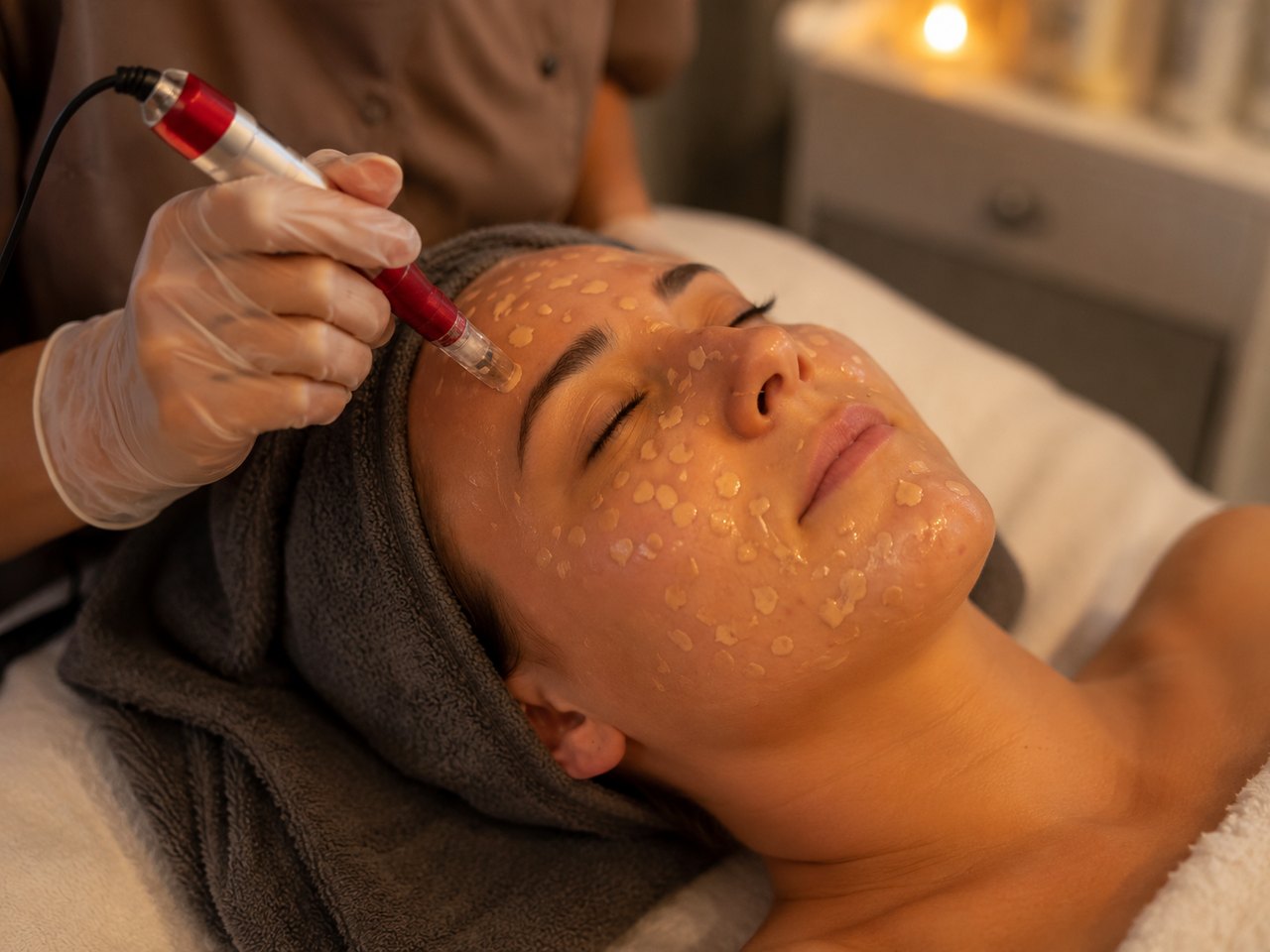 Nano-Needling-Gerät und BB-Serum für das BB Glow Facial im SWON Studio in Pforzheim