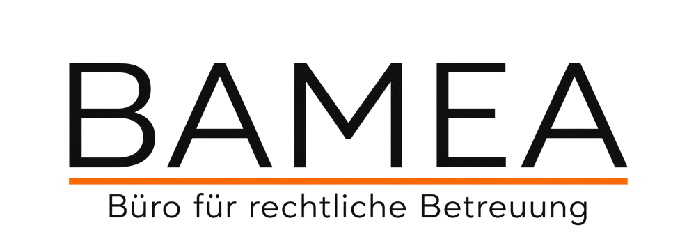 Logo von Bamea mit Grafiken aller angebotenen Dienstleistungen.