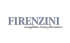 Graues Textlogo auf dunkelgrünem Hintergrund, oben "FIRENZINI", darunter "manufaktur bester florentiner".