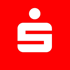 AMEDOM. Institut für Coaching und kreative Weiterbildung. Rotes Sparkassen-Logo mit weißem S-Symbol und Punkt
