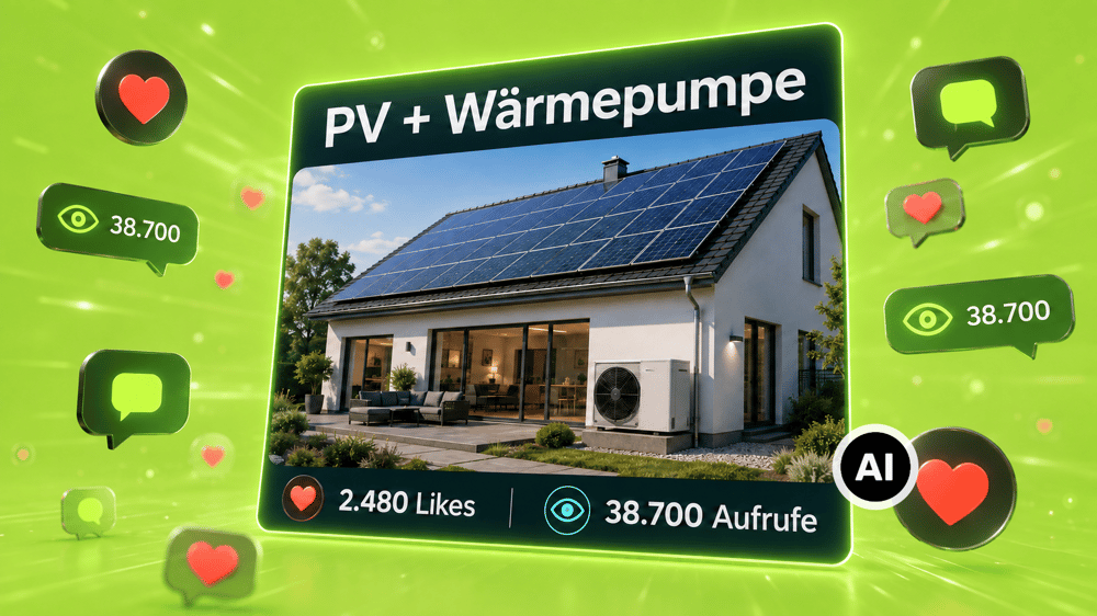 Photovoltaikanlage und Wärmepumpe gemeinsam vermarkten