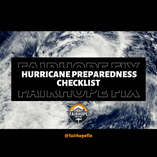 Hurricane Preparedness Checklist Alabama from fairhope fix affordable handyman services near you