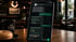 Smartphone mit WhatsApp-Chat zur Tischreservierung bei Barny's Bagels und Eis auf einem Holztisch neben Bagel und Tasse.