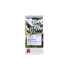 Weiße Papiertüte mit bunten Blumenillustrationen, Apotheken-Logo und Etikett für TM Entzündungstee 1 vor schwarzem Hintergrund.