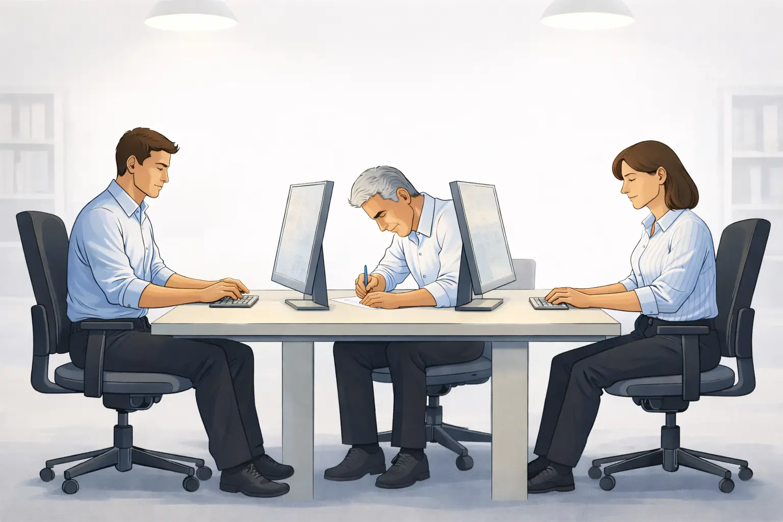 Gleichmäßige Ausleuchtung